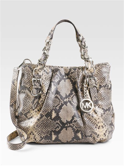 michael kors python bag